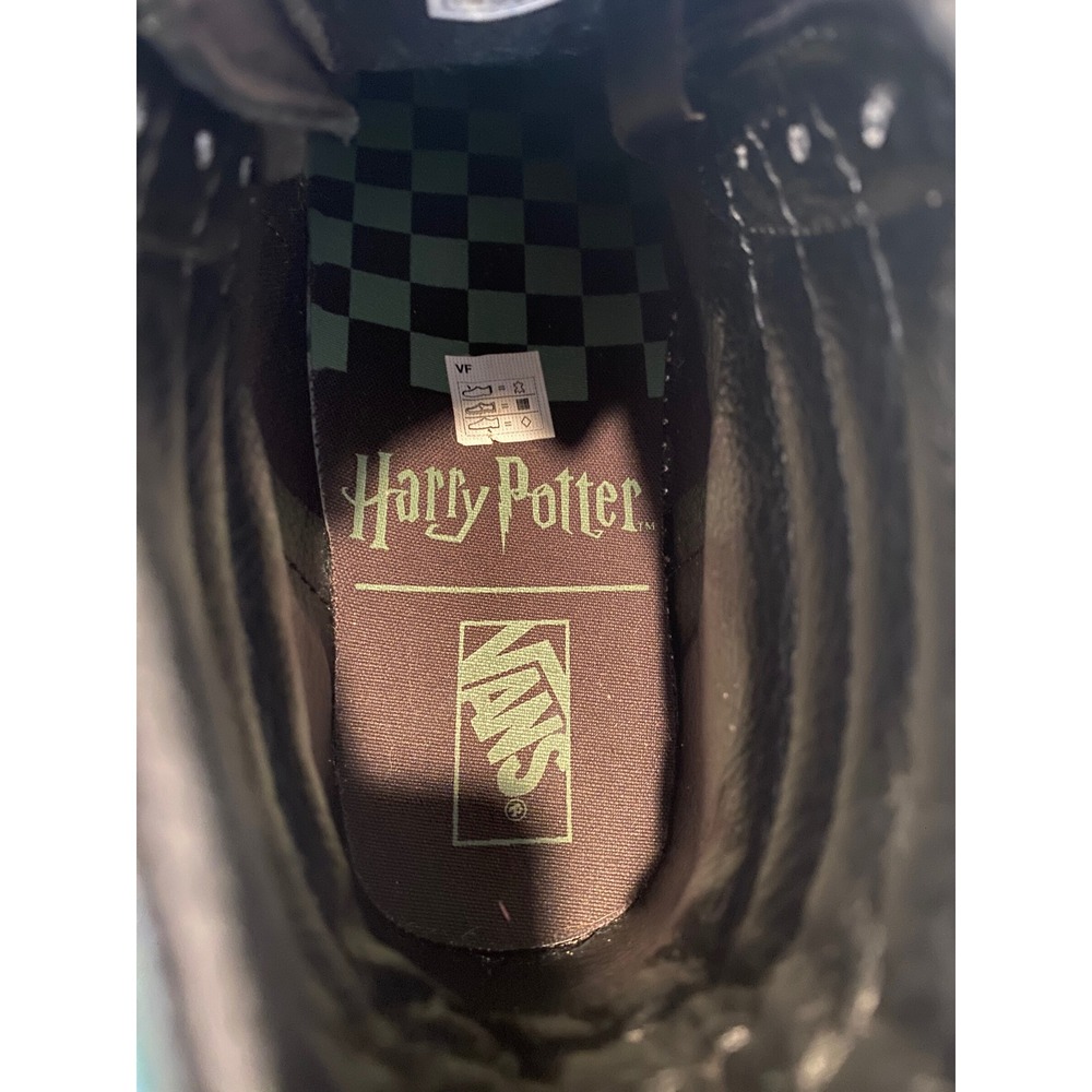 Vans‎ Harry Potter Morsmordre Green Iridescent Slytherin Sneakers Size 7 Women - Picture 11 of 12